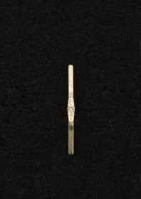 C90046  Single Star Straight Link 8X8mm Gold